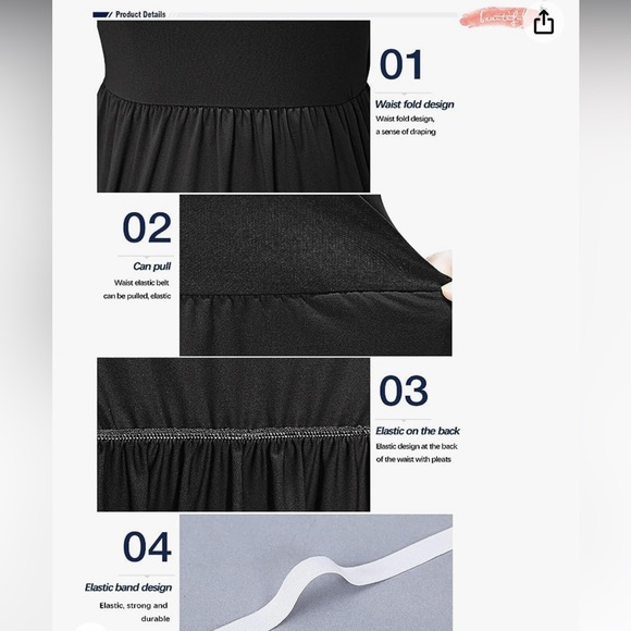 Women Short Sleeve Loose Plain Casual Long Maxi Dresses with Pockets - Picture 3 of 5